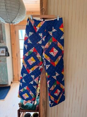 LISA SAYS GAH Quilted Patchwork Pants